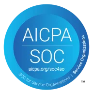 AICPA SOC certification badge for AWS infrastructure
