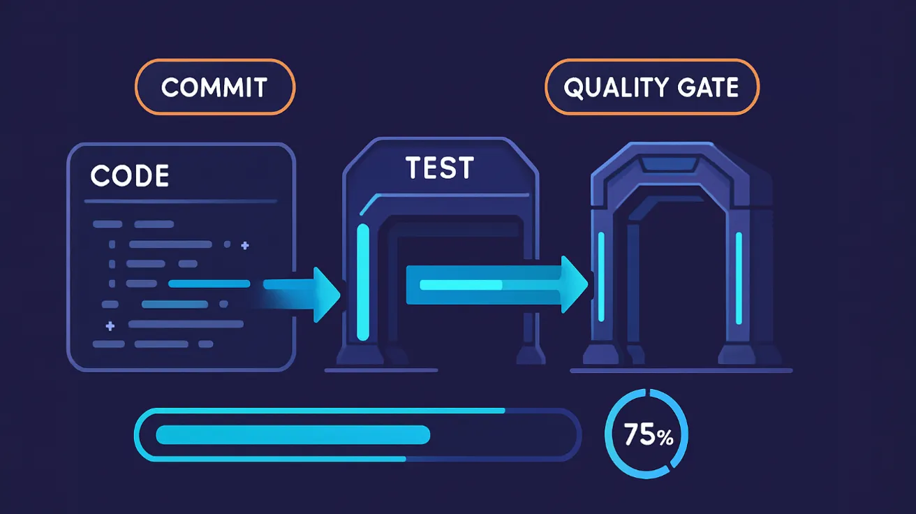 CI/CD Regression Testing Pipeline - Continuous Integration Best Practices CI/CD pipeline integration showing regression testing best practices in continuous deployment workflow