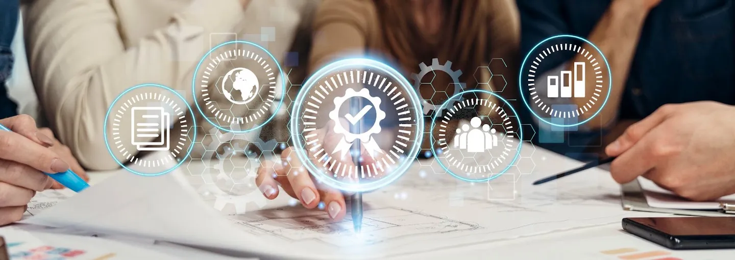 Test Automation Team Collaboration and Success Benefits Software testing team collaborating with automation tools and success metrics