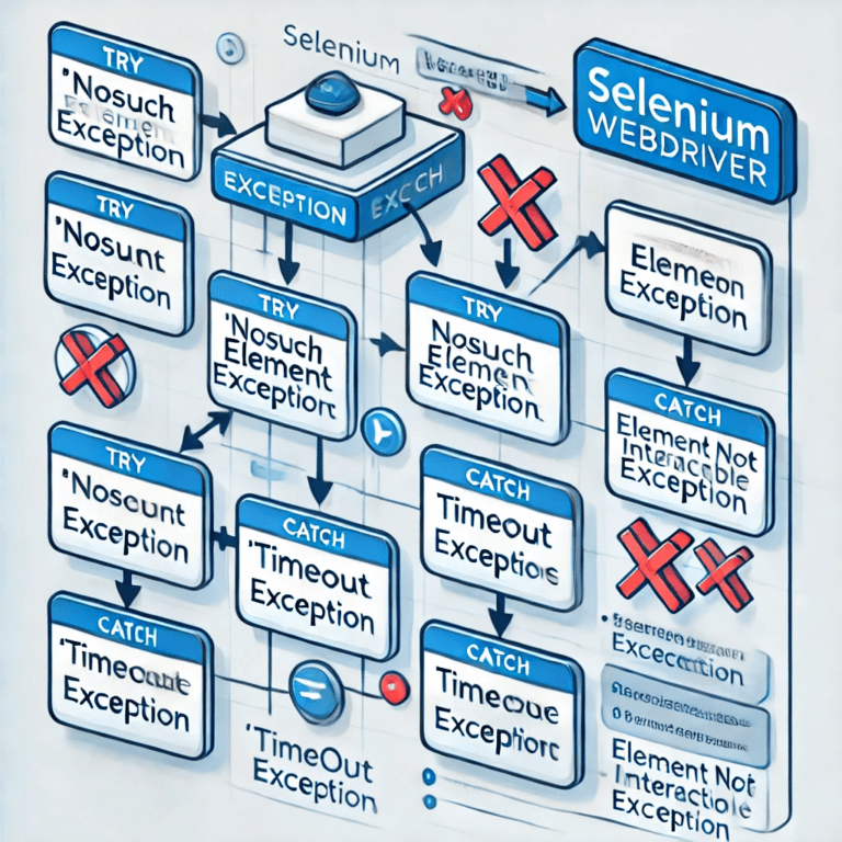 Top 10 Selenium Exceptions and How to Handle Them