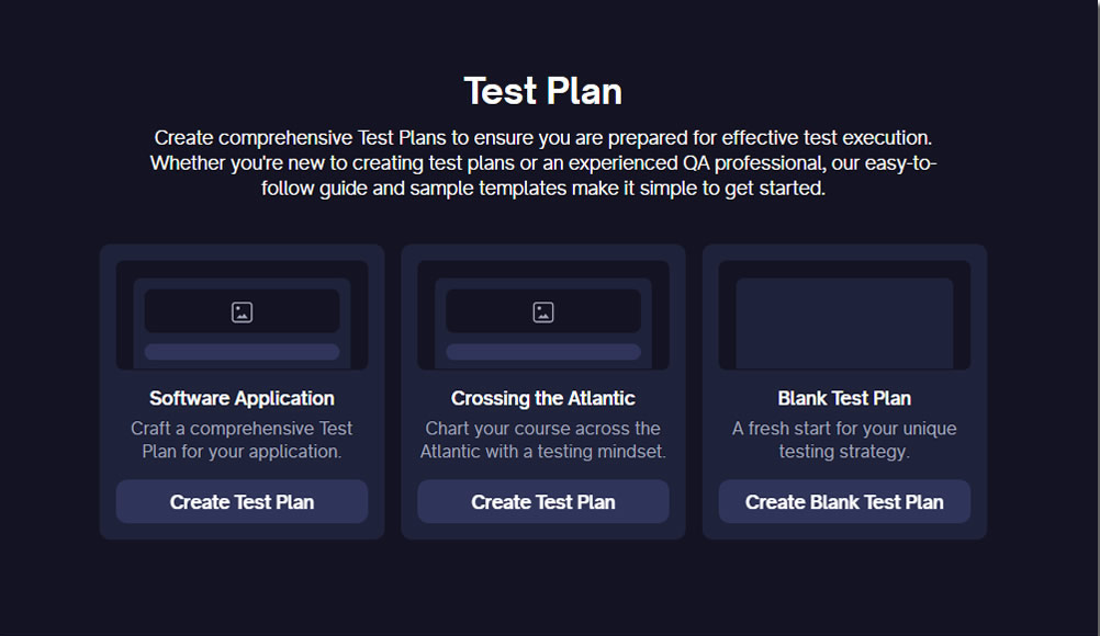 Test Plan Builder Tool | Better than a Template | TestQuality
