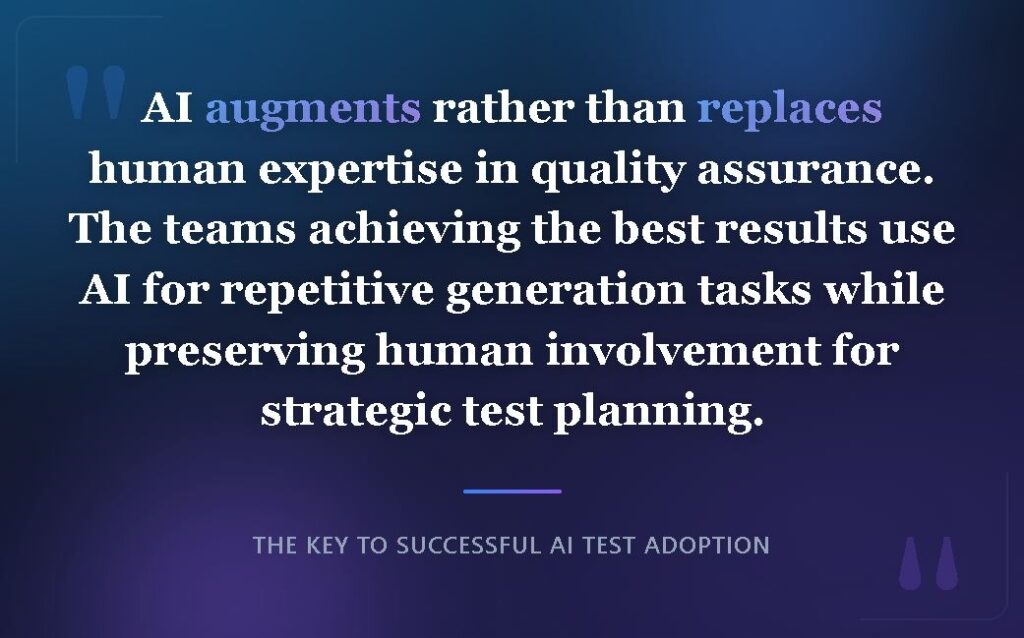 AI Testing Requires Human-AI Balance The key to succesful AI test Adoption