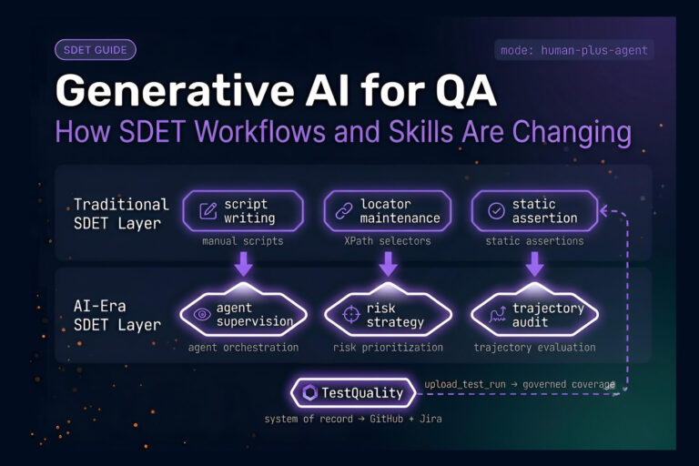CLI coding agent running test automation in a terminal — QA Engineer workflow