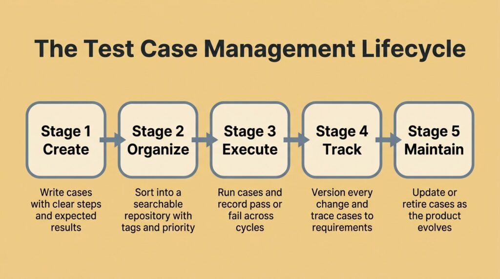 Test case Management lifecycle 