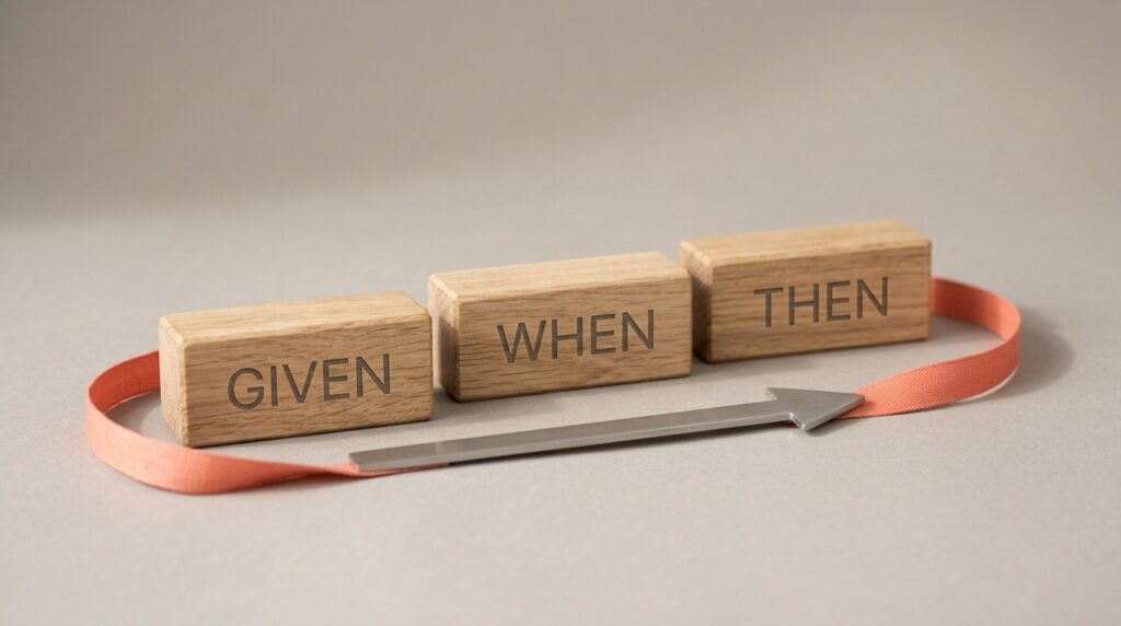 The Given-When-Then Anatomy of an API Scenario Gherkin test for a REST API