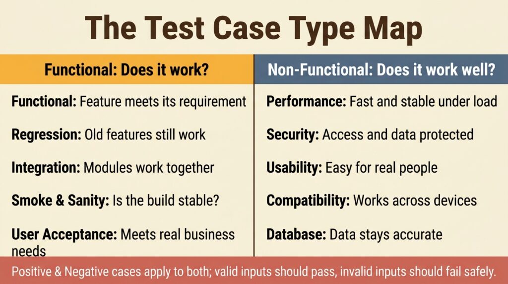 Test case Type map 