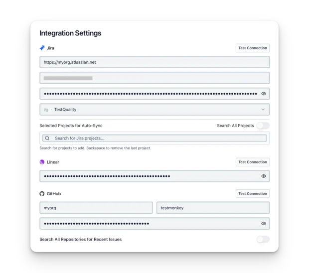 AI powered Test Case-Generation Test- Story-Driven | Test Management GitHub Jira Linear Issue Integrations