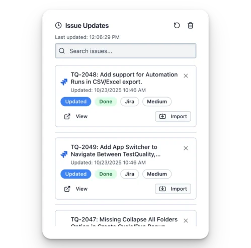 AI-powered TestCase Generation | Test Story-Driven Test Management GitHub-Jira Linear TestStory Issue Updates